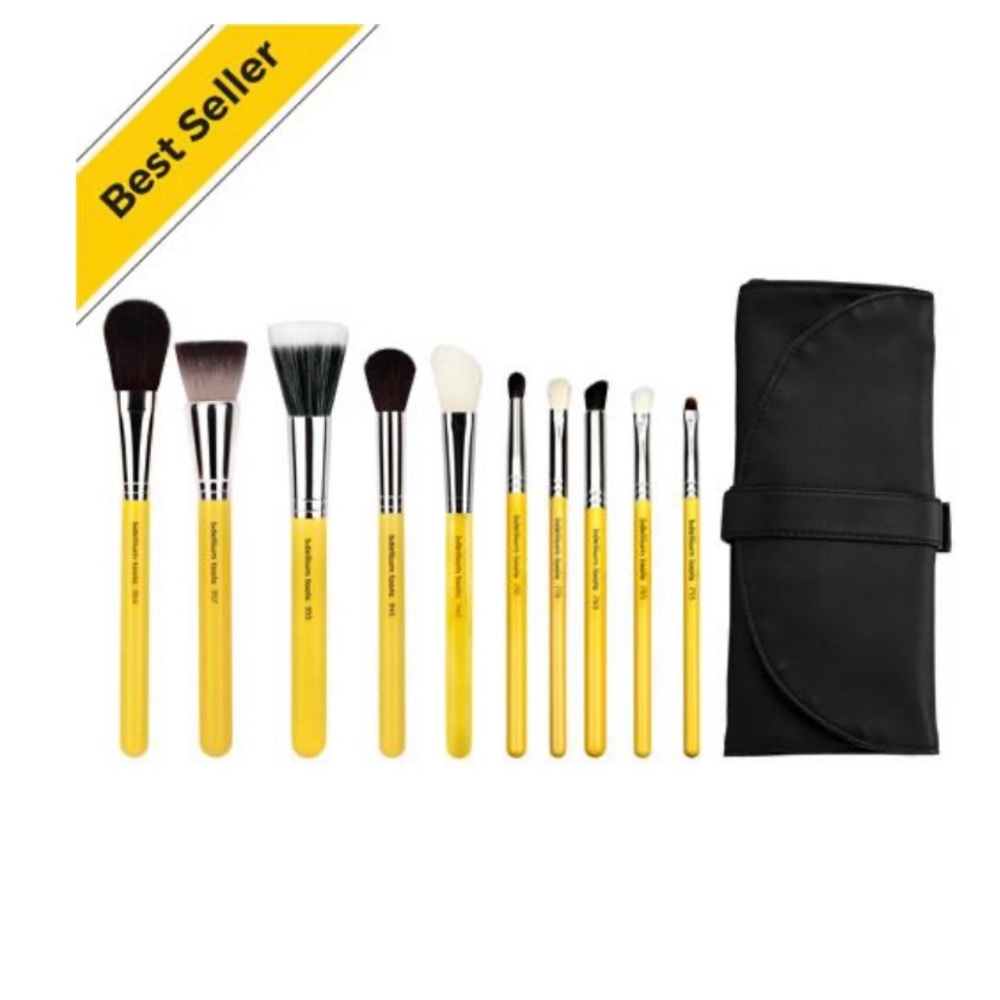 bdellium 10pc. Brush Set w/Roll-up Pouch
